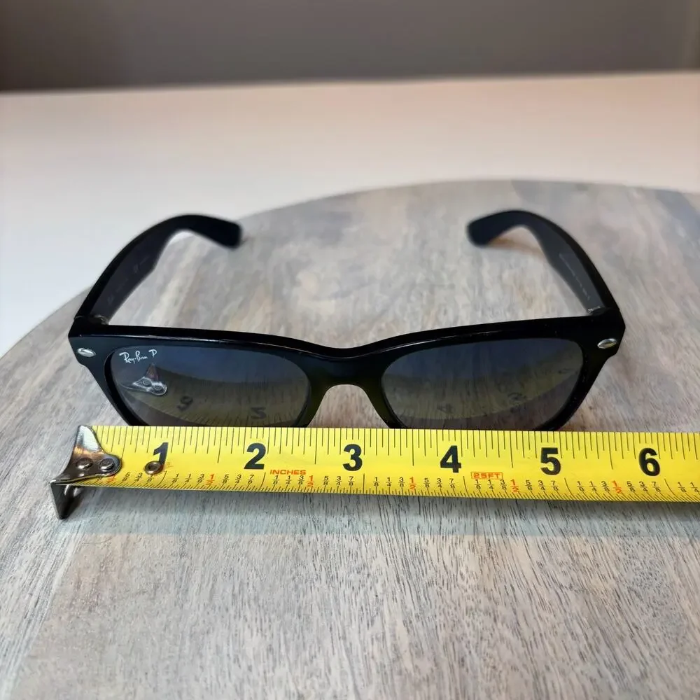 Ray-Ban RB2132 New Wayfarer Polarized Sunglasses Black 601/S-78 55 / 18 3P
